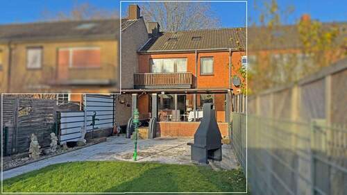 Rückansicht - Reihenhaus in Wesel-Flüren - Wohnkomfort mit Gestaltungsspielraum