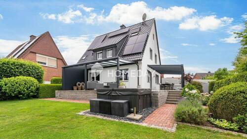 Außenansicht 3 - Charme & Raum für die ganze Familie - gepflegtes Einfamilienhaus in ruhiger Lage von Davensberg