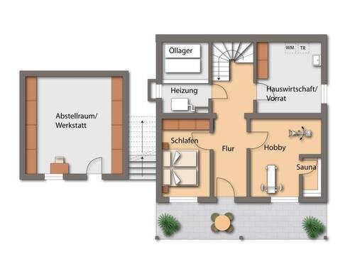 Gartengeschoss - 