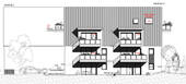 Ansicht Süd-West Haus 1-1 - 