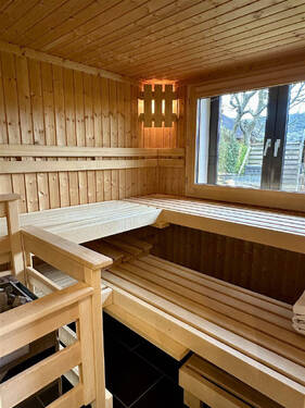 Sauna mit Gartenblick - 