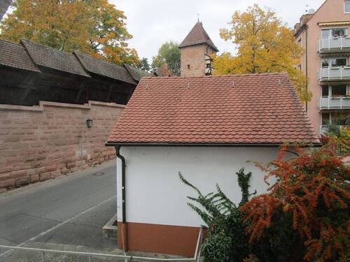 Blick aus dem Schlafzimmer - 