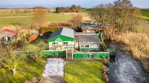 Außenansicht Drohne 9 - 3 Zimmer Einfamilienhaus zum Kaufen in Butjadingen