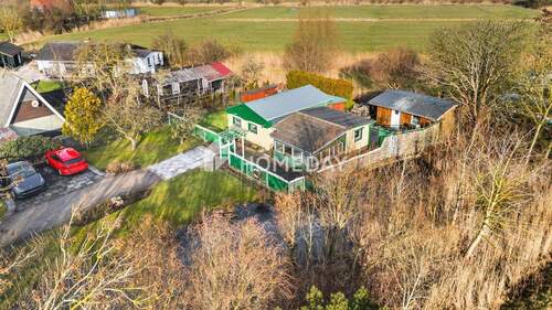 Außenansicht Drohne 2 - Einfamilienhaus mit 65,00 m&sup2; in Butjadingen zum Kaufen