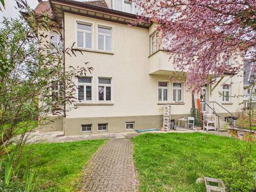 Rückseite/Garten - Mehrfamilienhaus, Wohnhaus mit 413,00 m&sup2; in Spaichingen zum Kaufen