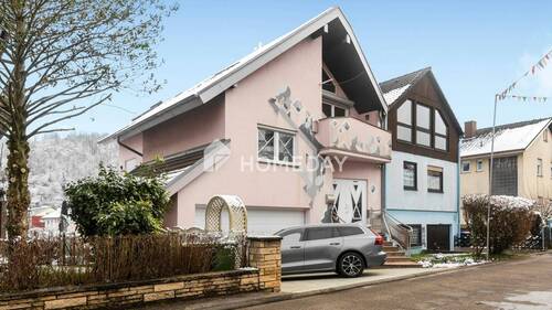 Außenansicht 3 - 4 Zimmer Doppelhaushälfte in Kämpfelbach