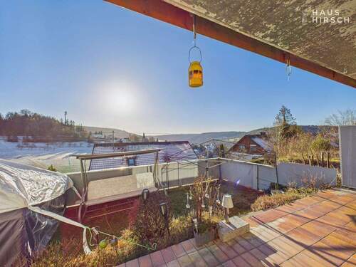 Ausblick Terrasse im Erdgeschoss - 