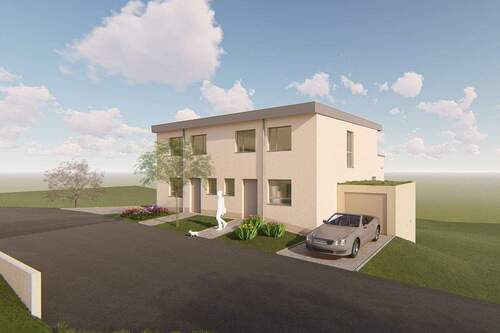 Ansicht - Bauvorhaben in Homberge-Süd: Moderne Doppelhaushälften mit Blick ins Hülsenbecker Tal