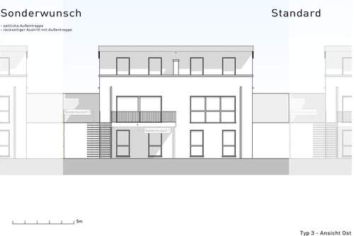 Ansicht_ Ost - Doppelhaushälfte mit 150,20 m&sup2; in Ennepetal zum Kaufen