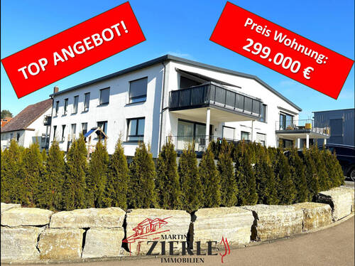 Nr 3 - TOP Preis! Fast neu! 3,5 Zi.- Wohnung, neuwertig, KFW 70, FBH, sehr großer Balkon und Gartennutzung!