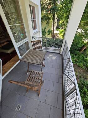 Südwest-Balkon am Wohnbereich - 