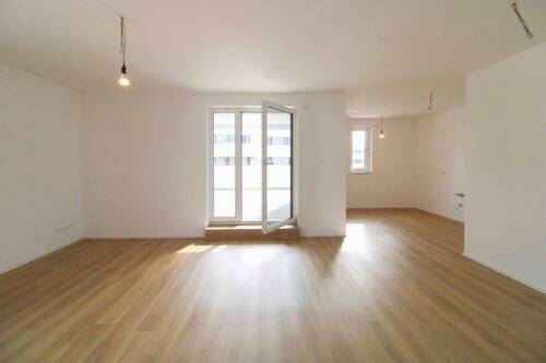Wohnzimmer mit offener Küche - 