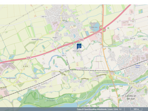 Bild aus Kartenansicht - 4 Zimmer Einfamilienhaus zum Kaufen in Pilsting