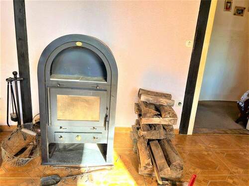 Kaminofen im Wohnzimmer EG - 