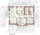 Grundriss Dachgeschoss - 4 Zimmer Etagenwohnung zur Miete in Gersten