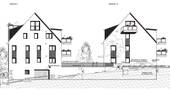 Ansicht Nord-West Haus 1 und 1-1 - 