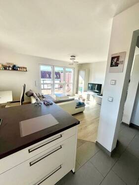 offene Küche - 3 Zimmer Terrassenwohnung in Zirndorf