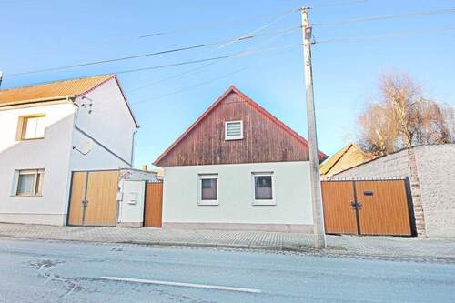 Hausansicht / Straßenseite - freistehendes Einfamilienhaus in Dessau-Roßlau Alt-Kochstedt