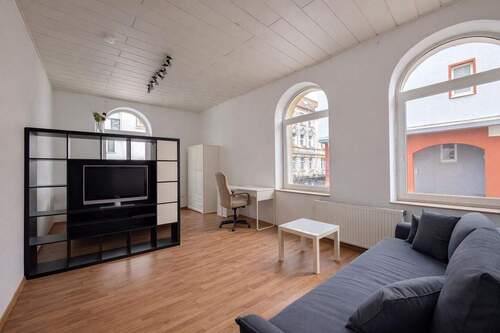 Wohnzimmer - Etagenwohnung mit 60,70 m&sup2; in Leipzig zur Miete