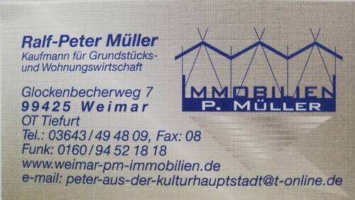 Visitenkarte - Mehrfamilienhaus, Wohnhaus mit 644,90 m² in Wohlsborn zum Kaufen