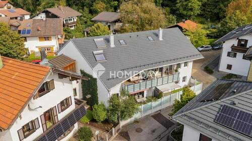 Außenansicht Drohne 5 - 5 Zimmer Doppelhaushälfte in Bad Aibling