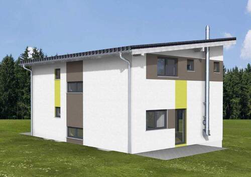 Außenansicht - Bauzeichnung - 6 Zimmer Einfamilienhaus zur Miete in Rheinfelden (Baden)