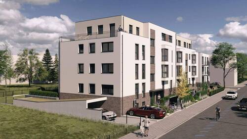 Visualisierung Eingang Von-Behring-Str. 17.jpg - 4 Zimmer Etagenwohnung zum Kaufen in Offenbach am Main