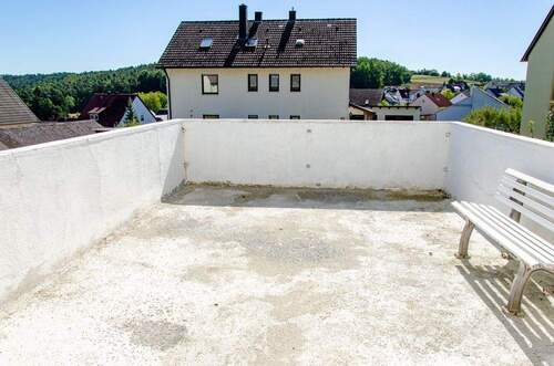 Terrasse über Garage - 