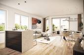 Innenvisualisierung_Zug5pitz - NEUBAU Whg. 6 Augsburg Hochzoll 3-Zimmer-Wohnung im 1. OG