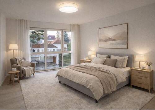 Visualisierung Einrichtungsbeispiel Schlafzimmer - 