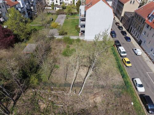 Drohnenaufnahme - Grundstück in Leipzig