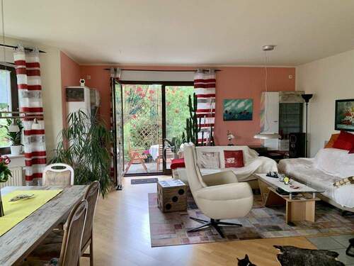 Wohnzimmer mit Kamin - 