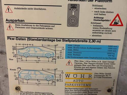 Maße.jpeg - Garage, Stellplatz in Lörrach