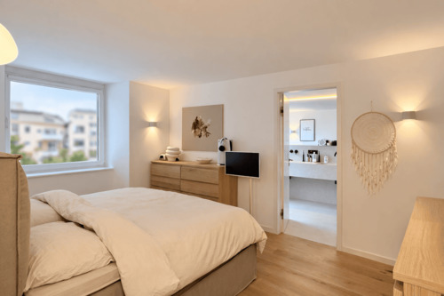 Schlafzimmer - Etagenwohnung mit 159,00 m&sup2; in Düsseldorf zur Miete