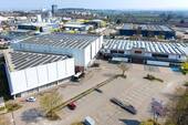 Blick von SW - Einzelhandels- und Logistikstandort mit Potenzial!