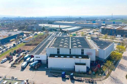 Blick von Norden - Gewerbeobjekt (Büro, Produktion, Verkauf) in Kornwestheim