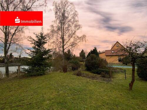 Gartenblick zum Haus - Mein Haus am Teich - 375.000,00&nbsp;EUR Kaufpreis, ca.&nbsp; 145,00&nbsp;m&sup2;&nbsp;Wohnfl&auml;che