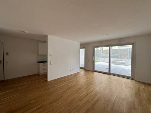 Wohn-Essraum mit Küche.jpg - Etagenwohnung mit 63,30 m² in Rheinfelden (Baden) zum Kaufen