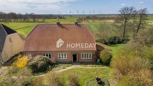 Außenansicht Drohne 10 - 3 Zimmer Einfamilienhaus in Prinzenmoor