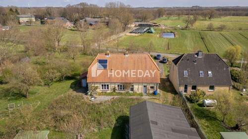 Außenansicht Drohne 9 - Einfamilienhaus mit 120,00 m² in Prinzenmoor zum Kaufen