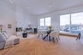 Wohn- Essbereich - Stilvolle Eleganz und Panoramablick - Einzigartiges Penthouse über den Dächern der Hansestadt!