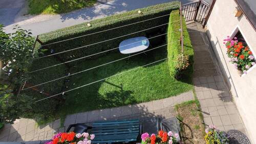 Blick in den Garten - 6 Zimmer Reihenendhaus in Falkenstein