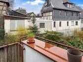 Blick vom Balkon - 3 Zimmer Etagenwohnung in Leutenberg