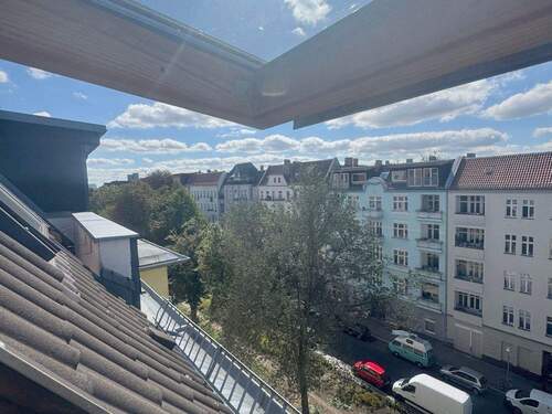 Blick über d. Dächern - 