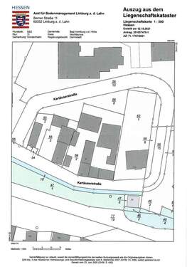 Flurkarte - Grundstück zum Kaufen in Bad Homburg