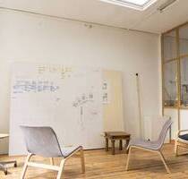 Denkräume München: 110 m2 Atelier, 3-6 Plätze, 350€Monat