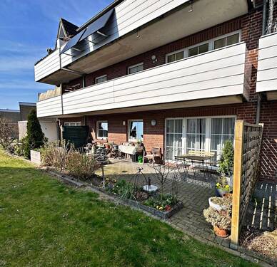 Terrasse - 2 Zimmer Terrassenwohnung in Wildeshausen