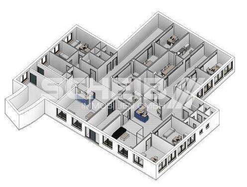 3D-Bild Praxisräume - Büro zur Miete in Crailsheim