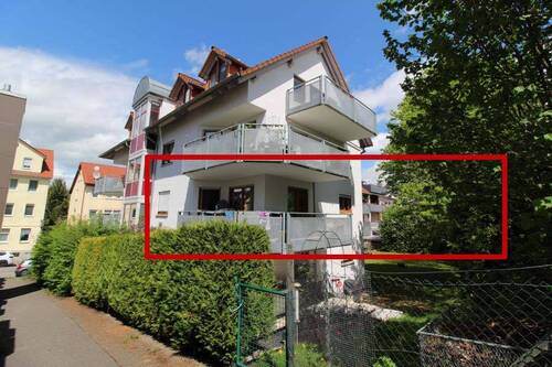 Hausansicht - PROVISIONSFREI! Stylische 3,5-Zimmer-Wohnung mit Südbalkon!