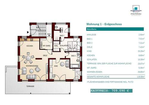 Wohnung im EG - 